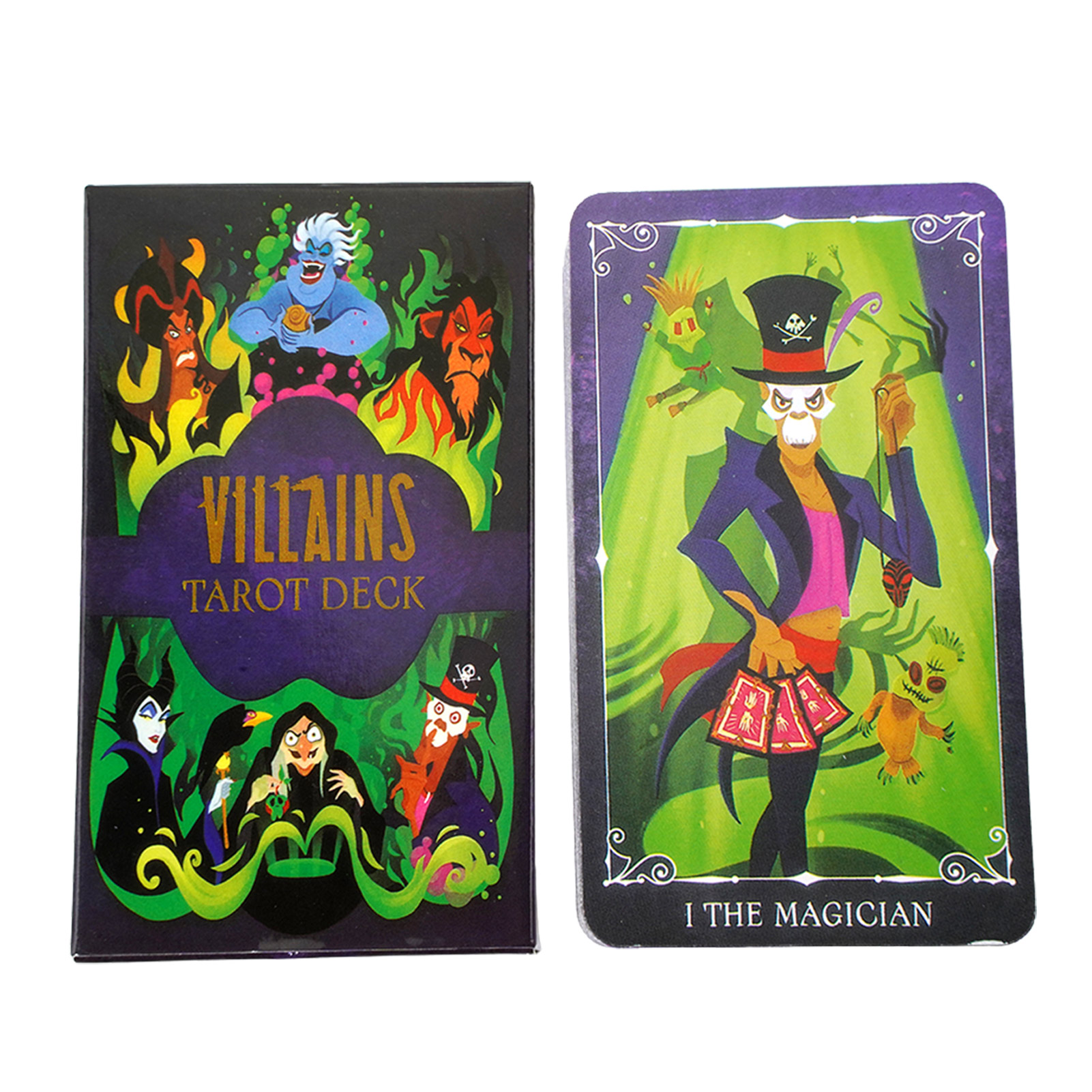 Board Game Villainous - タロットオラクルカード,神秘的な占いコミックカード