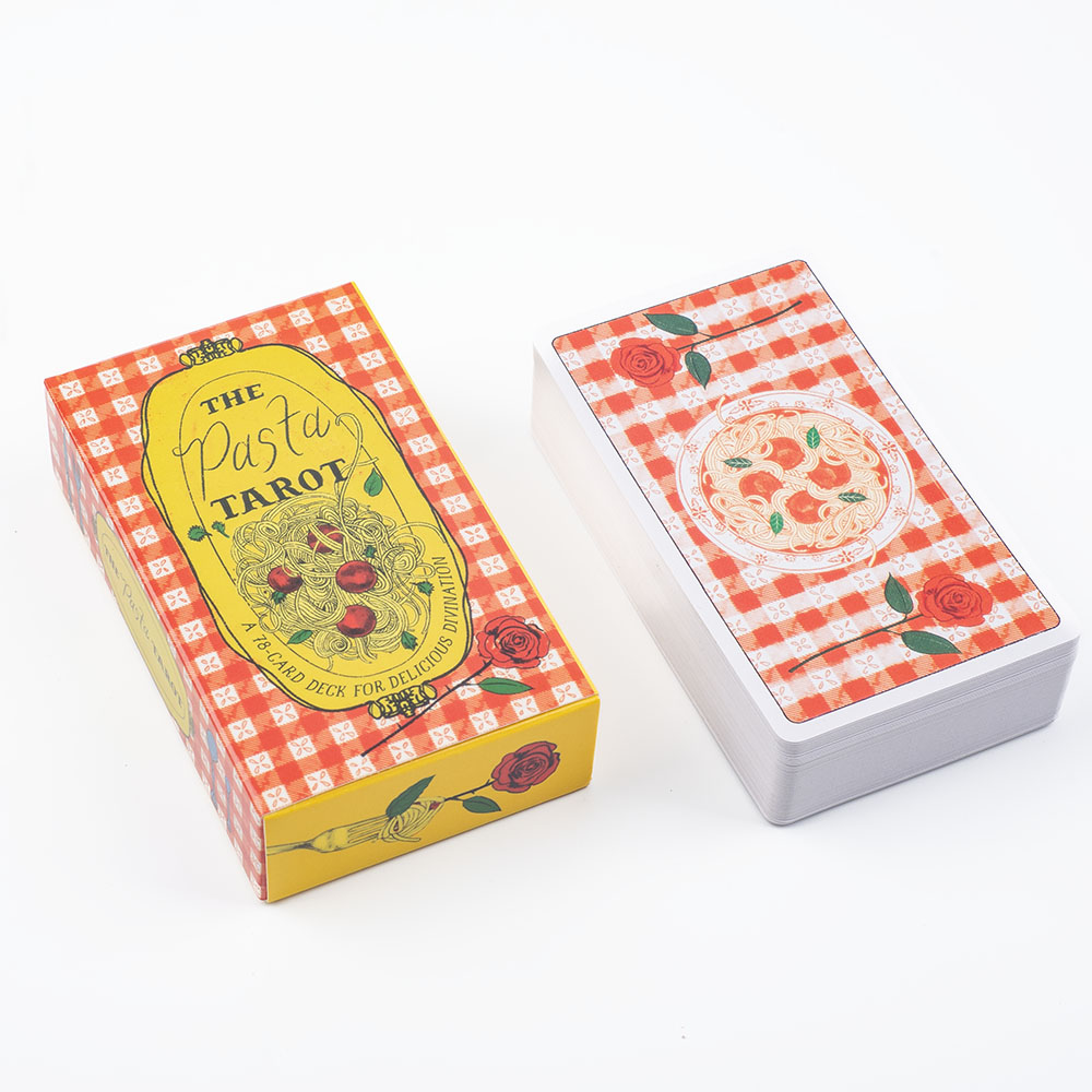 Board Game Question - パスタタロット 78枚カードデッキ ボードゲーム 10.3x6cm 美味しい占いがお答えします。あなたの質問に答えて、あなたの最善の願いを実現します。