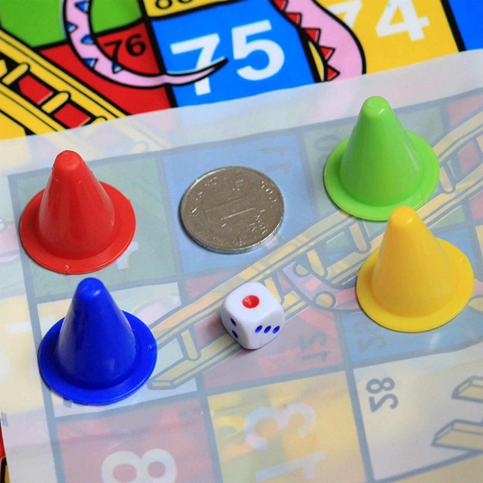 Board Game Ludo - ヘビとはしご 子供のおもちゃ ルードーボードゲーム ポータブル フライングチェス IQパズル