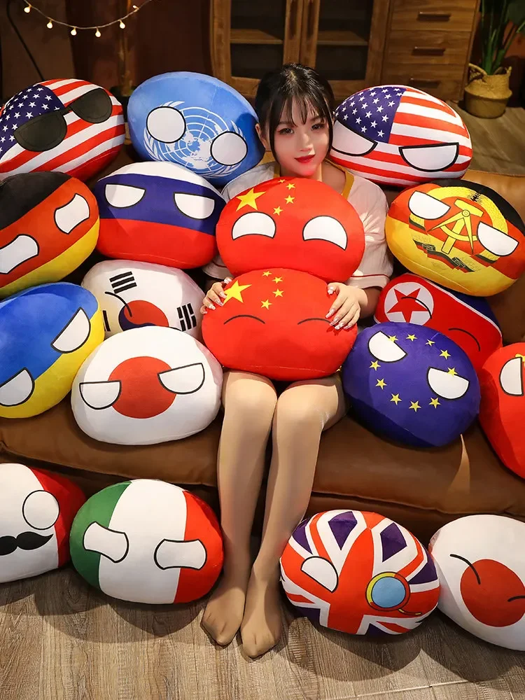 Board Game Yokohama - カントリーボールおもちゃぬいぐるみポーランドボールハンドウォーマー枕カントリーボールソ連米国フランスロシア英国日本ドイツイタリア装飾
