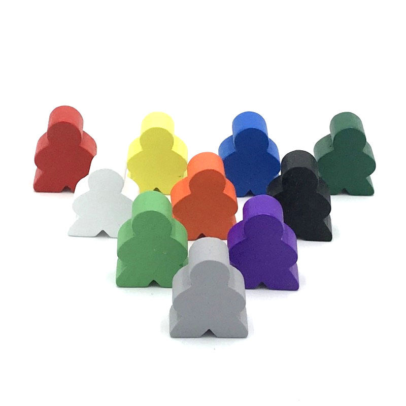 木製チェスピース,10個,大型,20x23x10mm,ボード - Board Game Catan のレビューと価格