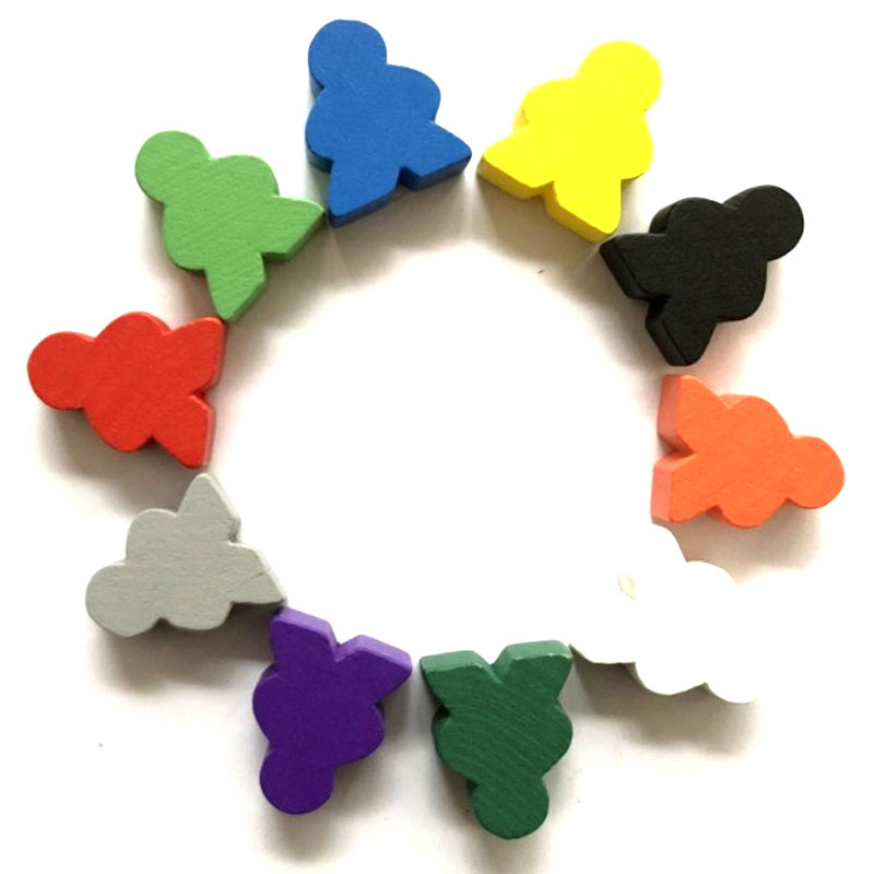 木製チェスピース,10個,大型,20x23x10mm,ボード - Board Game Catan のレビューと価格