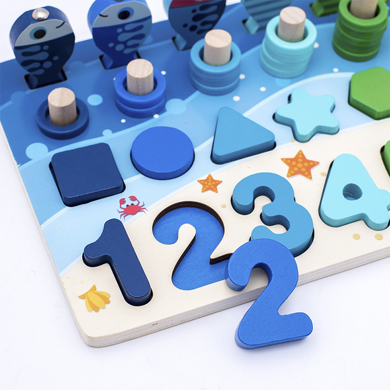 3D 木製ブロック子供用モンテッソーリオーシャンスタイル磁気 - Board Game Harvest のレビューと価格