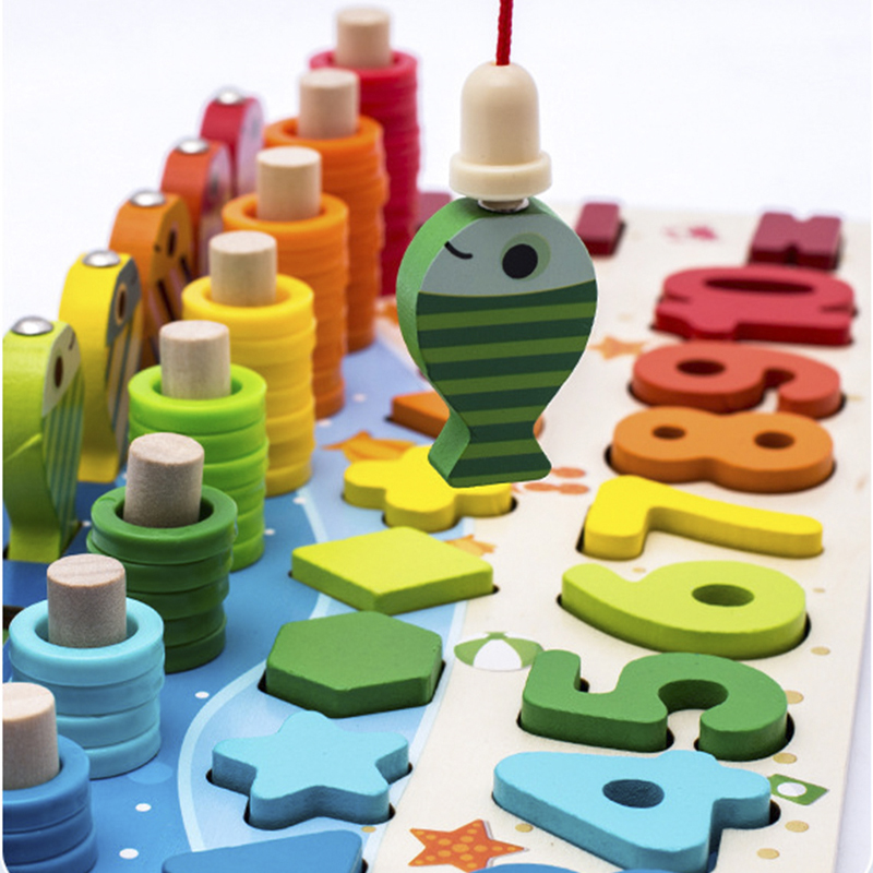 3D 木製ブロック子供用モンテッソーリオーシャンスタイル磁気 - Board Game Harvest のレビューと価格