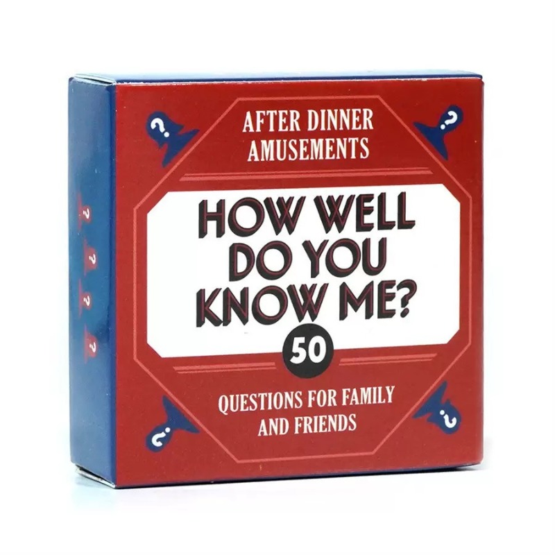 私をどれほどの程度知っていますか？ 50枚の質問カード、家族 - Board Game Question のレビューと価格