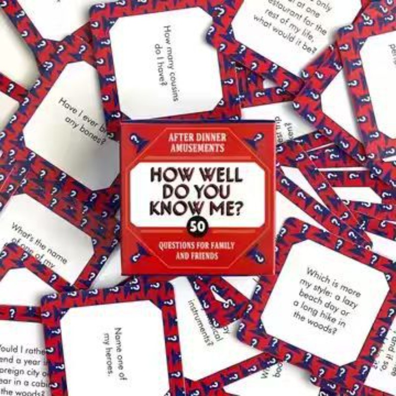 私をどれほどの程度知っていますか？ 50枚の質問カード、家族 - Board Game Question のレビューと価格