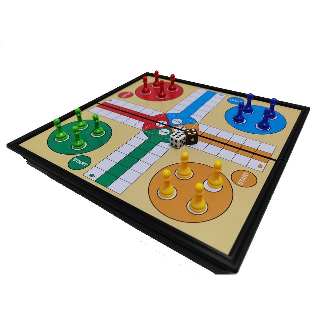 磁気ルドーボードゲーム 折りたたみチェス盤 思考トレーニング - Board Game Ludo のレビューと価格