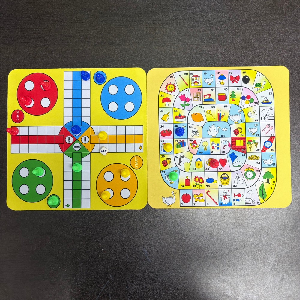 2個セットのルードとスワンのボードゲームセット、2枚のボード - Board Game Ludo のレビューと価格