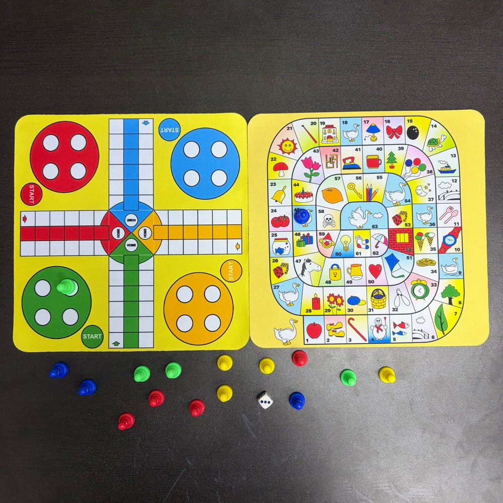 2個セットのルードとスワンのボードゲームセット、2枚のボード - Board Game Ludo のレビューと価格