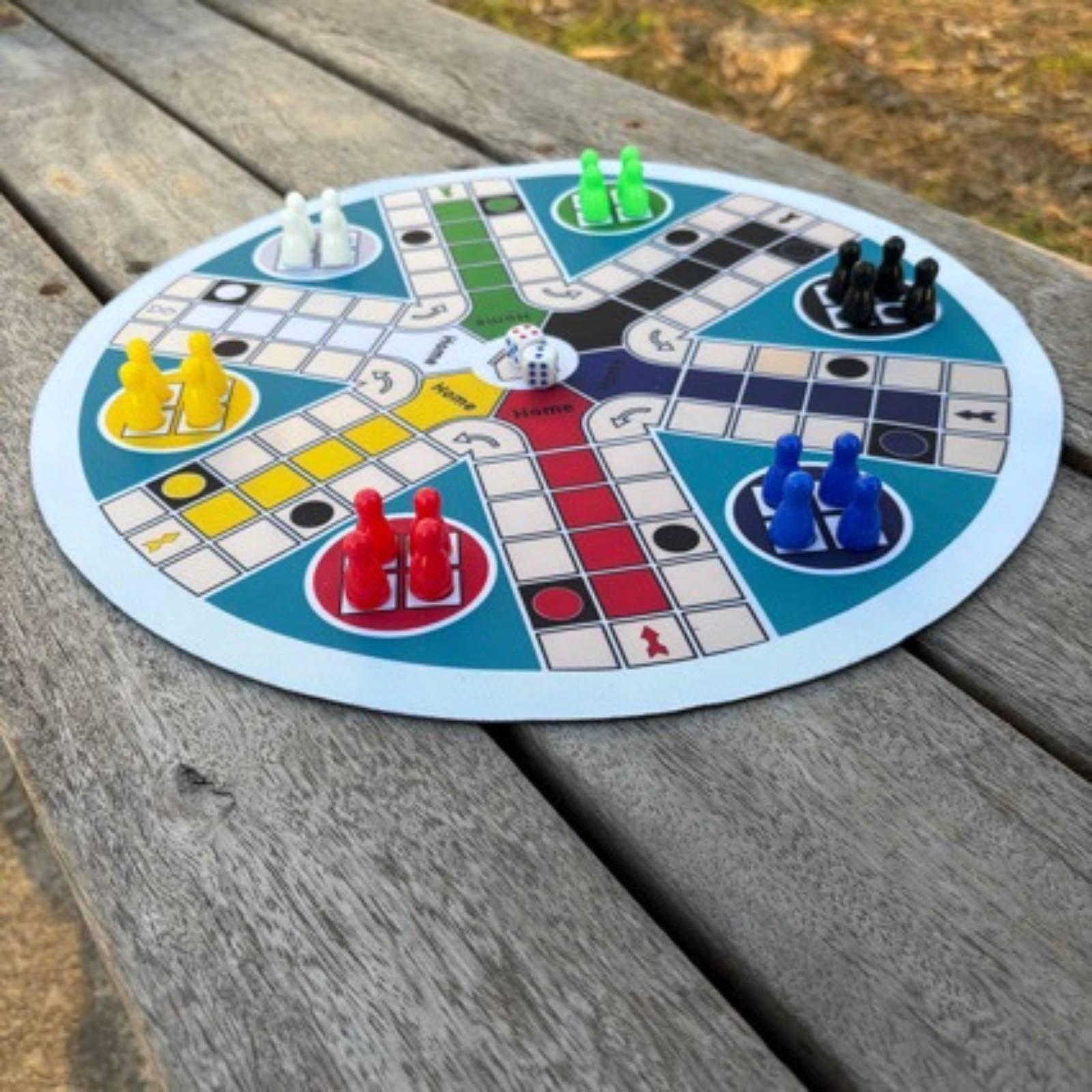 チェスゲーム 折りたたみ式 6人用 ルードプレイマット ミニ - Board Game Ludo のレビューと価格