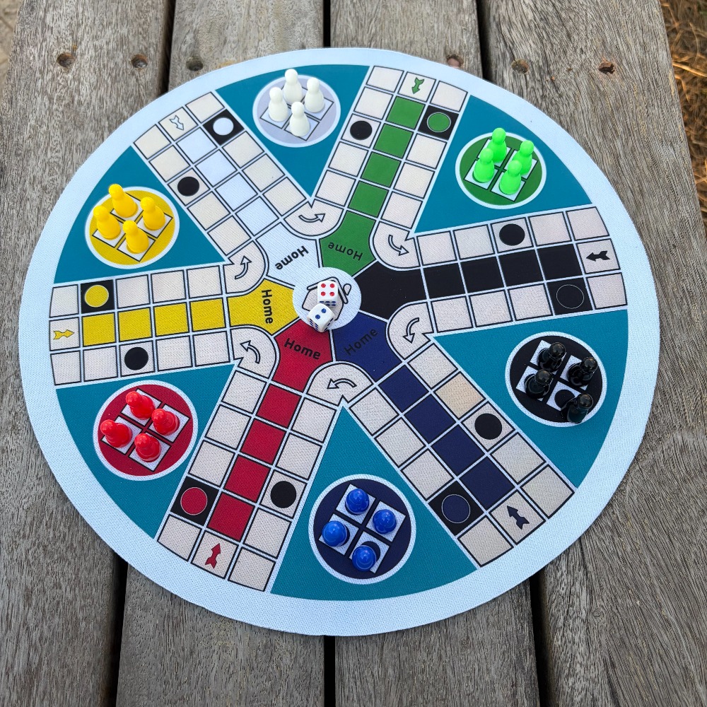 LUDOゲームボード 6人用 大型サイズ 35CM/13.7 - Board Game Ludo のレビューと価格
