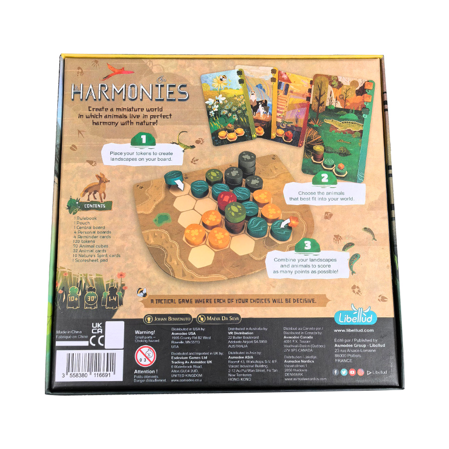 ハーモニー - ボードゲーム - 動物のための風景と生息地の - Board Game Catan のレビューと価格