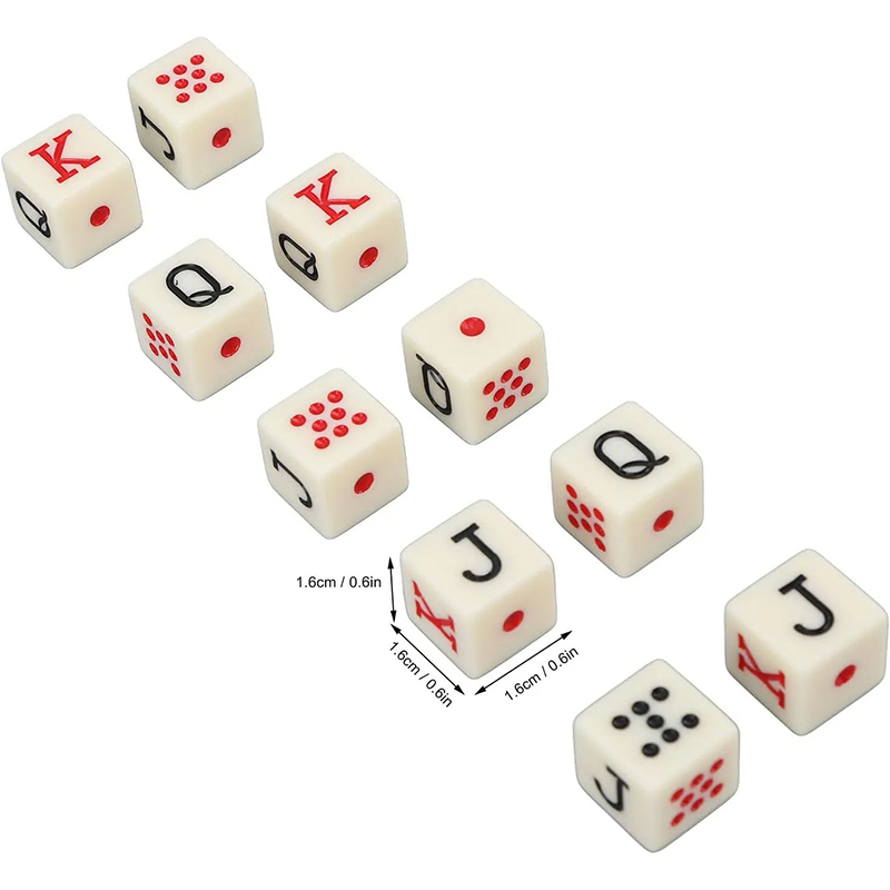 角のある角のアクリルポーカーのサイコロ,テーブルゲームのサイ - Board Game Ludo のレビューと価格