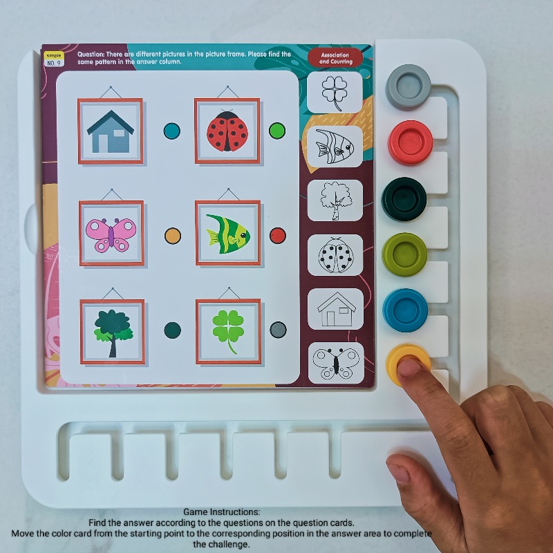 子供向け論理思考ゲームボード 60問/規律学習玩具 クリスマ - Board Game Question のレビューと価格