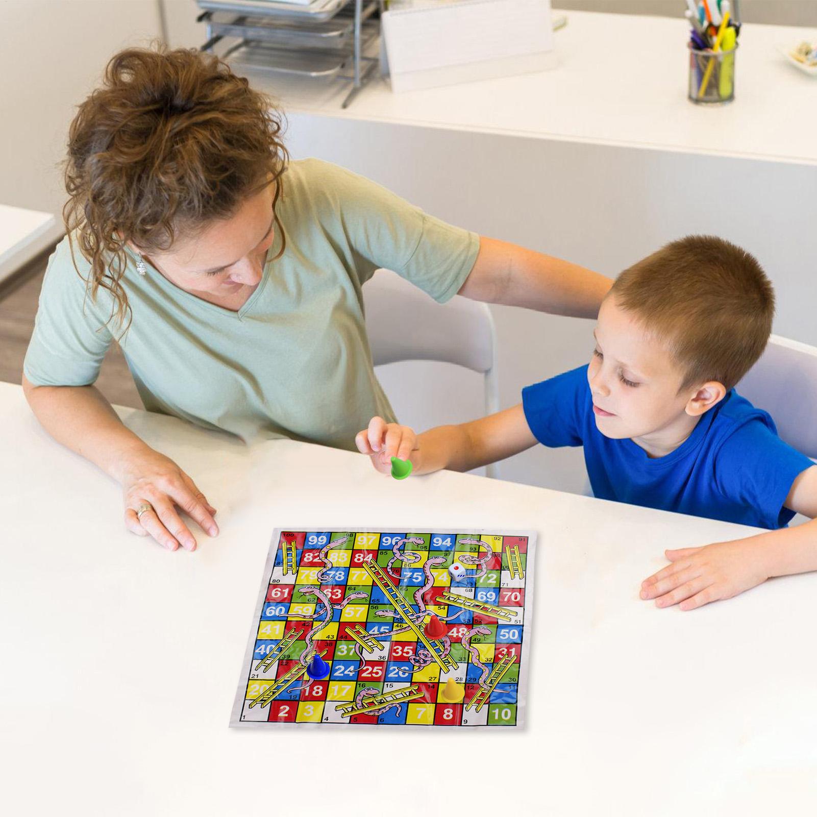 ヘビとはしご 子供のおもちゃ ルードーボードゲーム ポータブ - Board Game Ludo のレビューと価格